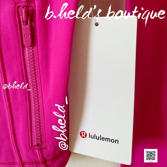 lululemon Define Cropped Jacket *Nulu in Sonic Pink Size 4 Brand New NWT - Picture 5 of 14